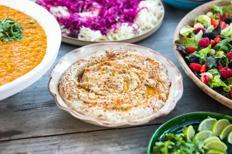 Gourmet de base vegetal en Suniai Oliva