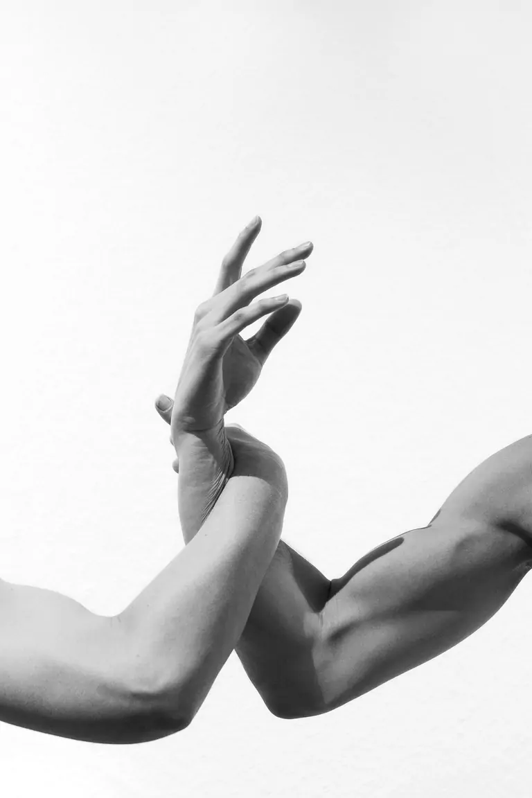 tow arms, two energies, bodies, souls, team