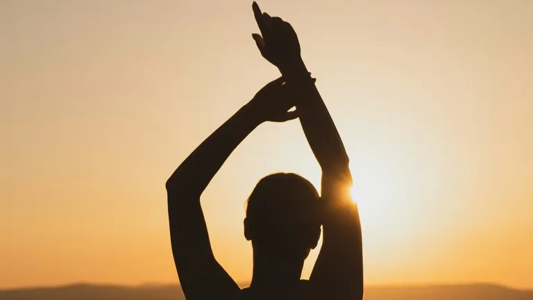 A photo from the universe with the sun and the moon.